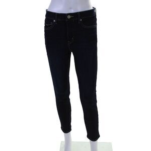 Revtown Womens Cotton Denim Five Pocket High-Rise Skinny Jeans Blue Size 29